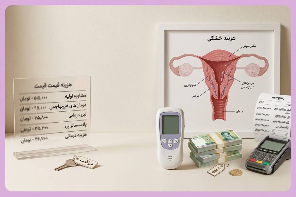 هزینه درمان خشکی واژن 4 هزینه درمان خشکی واژن