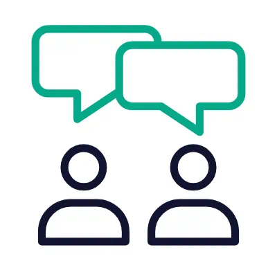 خدمات 2 Wired Outline 981 Consultation Hover Conversation